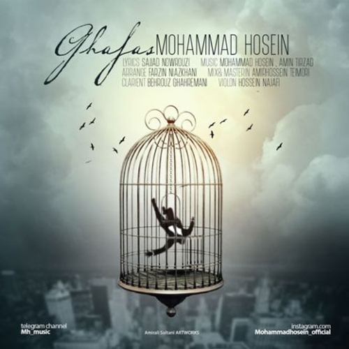 دانلود اهنگ جدید محمد حسین به نام قفس با ۲ کیفیت عالی و لینک مستقیم رایگان همراه با متن آهنگ قفس از رسانه تاپ ریتم