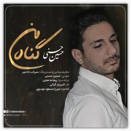 دانلود اهنگ جدید حسین حسنی به نام گناه من با ۲ کیفیت عالی و لینک مستقیم رایگان  از رسانه تاپ ریتم